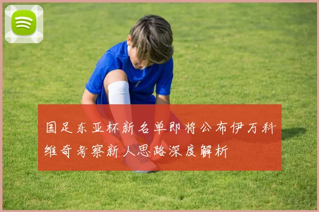 国足东亚杯新名单即将公布伊万科维奇考察新人思路深度解析